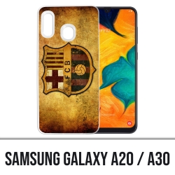 Samsung Galaxy A20 / A30 Abdeckung - Barcelona Vintage Football