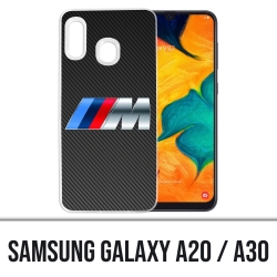 Samsung Galaxy A20 / A30 cover - Bmw M Carbon