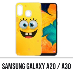 Samsung Galaxy A20 / A30 Abdeckung - Sponge Bob