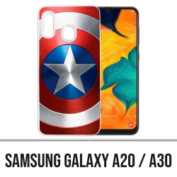 Coque Samsung Galaxy A20 / A30 - Bouclier Captain America Avengers