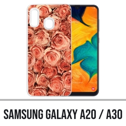 Samsung Galaxy A20 / A30 Abdeckung - Bouquet Roses