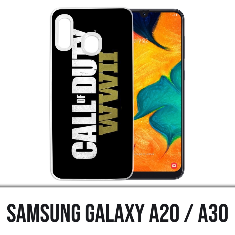 Funda Samsung Galaxy A20 / A30 - Logotipo de Call Of Duty Ww2