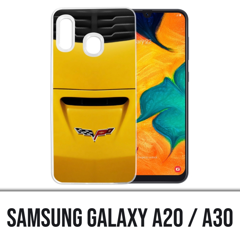 Coque Samsung Galaxy A20 / A30 - Capot Corvette