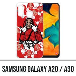 Funda Samsung Galaxy A20 / A30 - casa de papel cartoon