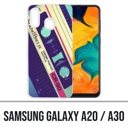 Coque Samsung Galaxy A20 / A30 - Cassette Audio Sound Breeze