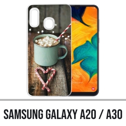 Coque Samsung Galaxy A20 / A30 - Chocolat Chaud Marshmallow