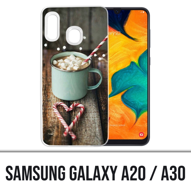 Samsung Galaxy A20 / A30 cover - Hot Chocolate Marshmallow