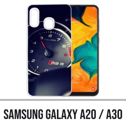 Coque Samsung Galaxy A20 / A30 - Compteur Audi Rs5