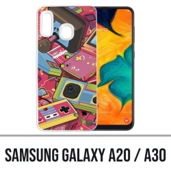 Cover per Samsung Galaxy A20 / A30 - Retro console vintage