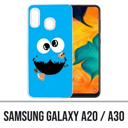 Samsung Galaxy A20 / A30 Abdeckung - Cookie Monster Face