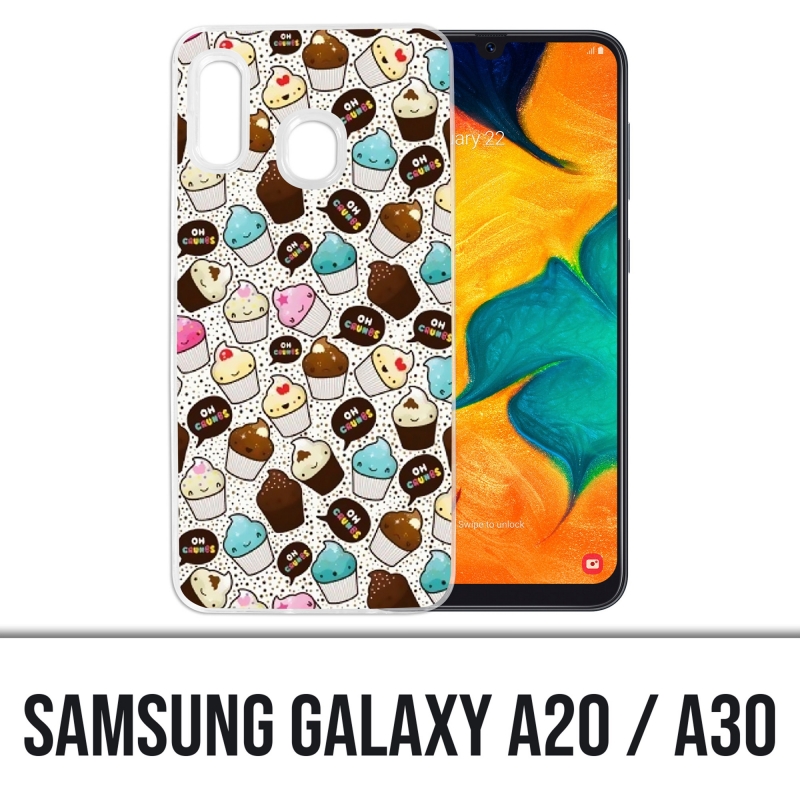 Samsung Galaxy A20 / A30 Case - Kawaii Cupcake
