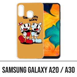 Samsung Galaxy A20 / A30 Abdeckung - Cuphead