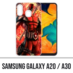 Cover per Samsung Galaxy A20 / A30 - Deadpool Comic