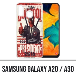 Cover Samsung Galaxy A20 / A30 - Deadpool President
