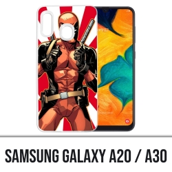 Samsung Galaxy A20 / A30 Abdeckung - Deadpool Redsun