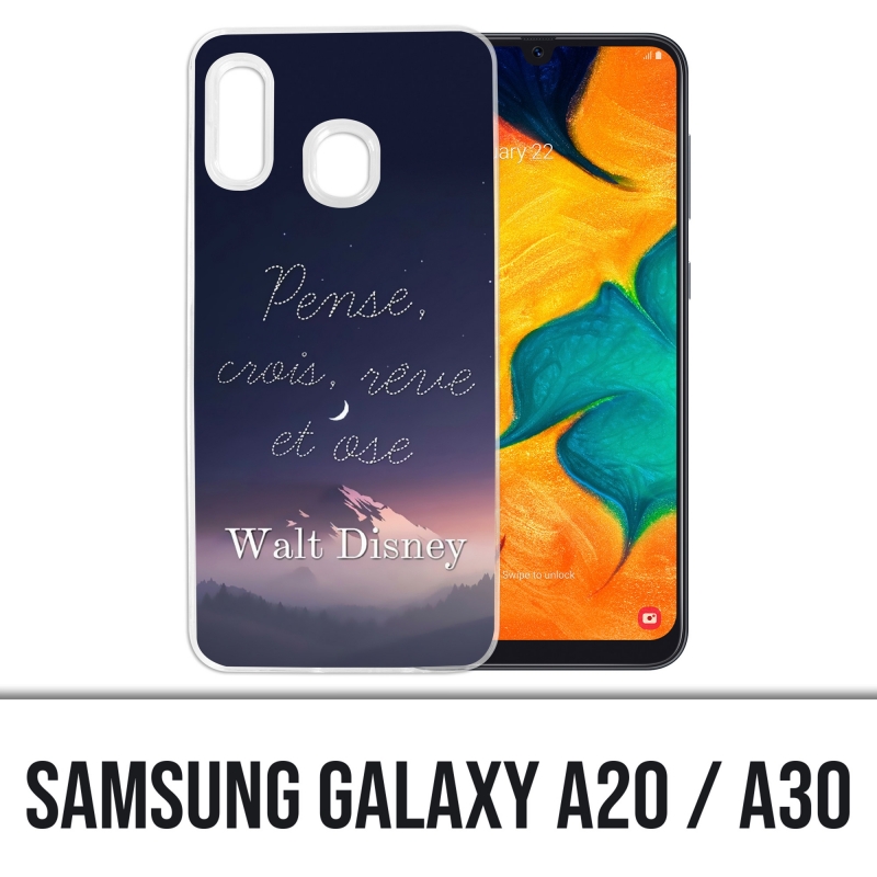 Samsung Galaxy A20 / A30 case - Disney Quote Think Think Reve
