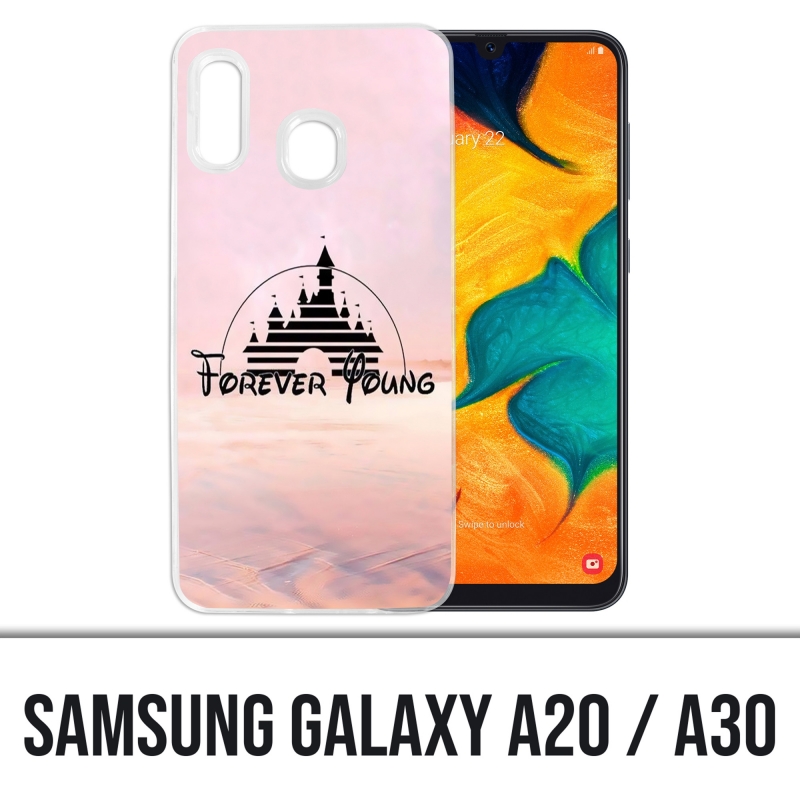 Samsung Galaxy A20 / A30 cover - Disney Forver Young Illustration