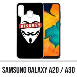 Samsung Galaxy A20 / A30 cover - Disobey Anonymous