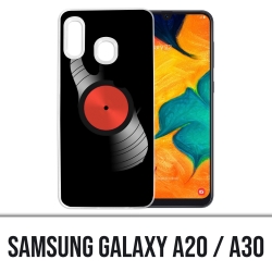 Coque Samsung Galaxy A20 / A30 - Disque Vinyle