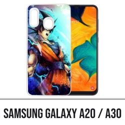 Coque Samsung Galaxy A20 / A30 - Dragon Ball Goku Couleur