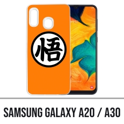 Cover Samsung Galaxy A20 / A30 - Logo Dragon Ball Goku