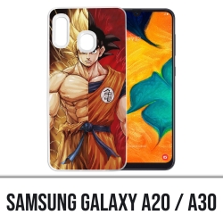 Custodia Samsung Galaxy A20 / A30 - Dragon Ball Goku Super Saiyan