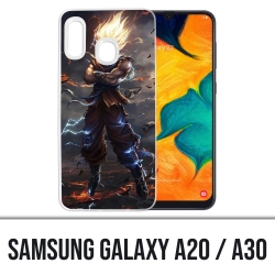 Samsung Galaxy A20 / A30 Abdeckung - Dragon Ball Super Saiyajin