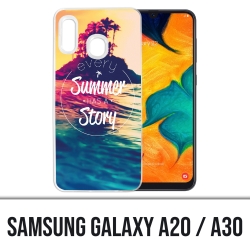 Samsung Galaxy A20 / A30 Hülle - Jeder Sommer hat Geschichte