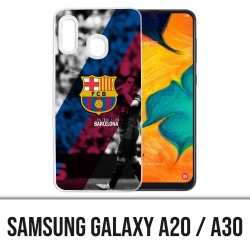 Samsung Galaxy A20 / A30 Abdeckung - Fußball Fcb Barca