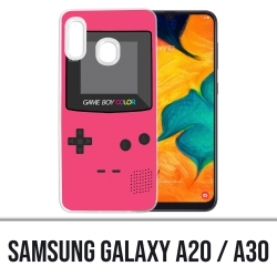 Samsung Galaxy A20 / A30 Abdeckung - Game Boy Color Rose