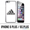Custodia per iPhone 6 Plus / 6S Plus - Logo Adidas bianco