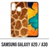 Coque Samsung Galaxy A20 / A30 - Girafe Fourrure