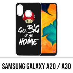 Samsung Galaxy A20 / A30 case - Go Big Or Go Home Bodybuilding