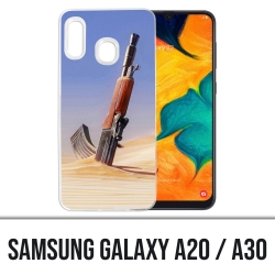 Samsung Galaxy A20 / A30 Abdeckung - Gun Sand