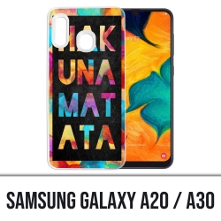 Samsung Galaxy A20 / A30 Abdeckung - Hakuna Mattata
