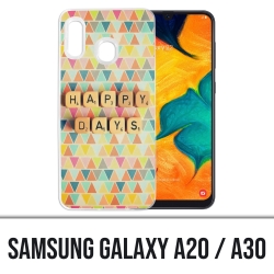 Samsung Galaxy A20 / A30 cover - Happy Days