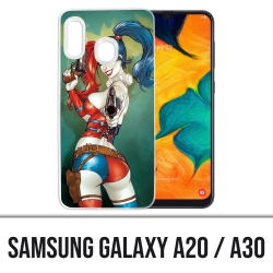 Samsung Galaxy A20 / A30 Abdeckung - Harley Quinn Comics