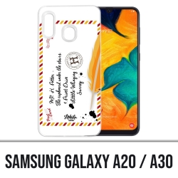 Coque Samsung Galaxy A20 / A30 - Harry Potter Lettre Poudlard
