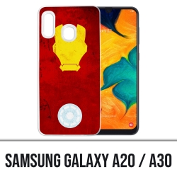 Samsung Galaxy A20 / A30 Abdeckung - Iron Man Art Design