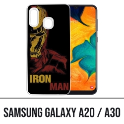 Samsung Galaxy A20 / A30 Abdeckung - Iron Man Comics