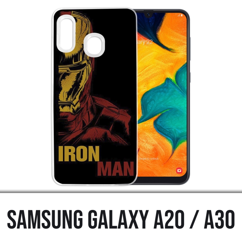 Samsung Galaxy A20 / A30 cover - Iron Man Comics