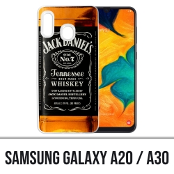 Cover per Samsung Galaxy A20 / A30 - Bottiglia Jack Daniels