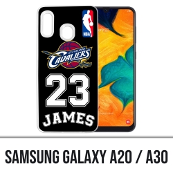 Samsung Galaxy A20 / A30 Abdeckung - Lebron James Black