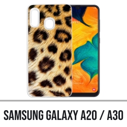 Samsung Galaxy A20 / A30 Abdeckung - Leopard