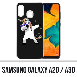 Samsung Galaxy A20 / A30 Abdeckung - Unicorn Dab