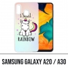Custodia Samsung Galaxy A20 / A30 - Unicorn I Smell Raimbow