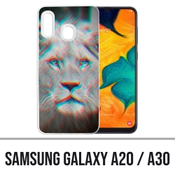 Cover per Samsung Galaxy A20 / A30 - Lion 3D