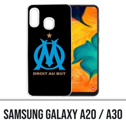 Samsung Galaxy A20 / A30 case - Om Marseille Logo Black