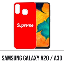 Samsung Galaxy A20 / A30 Abdeckung - Supreme Logo