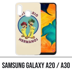 Coque Samsung Galaxy A20 / A30 - Los Mario Hermanos